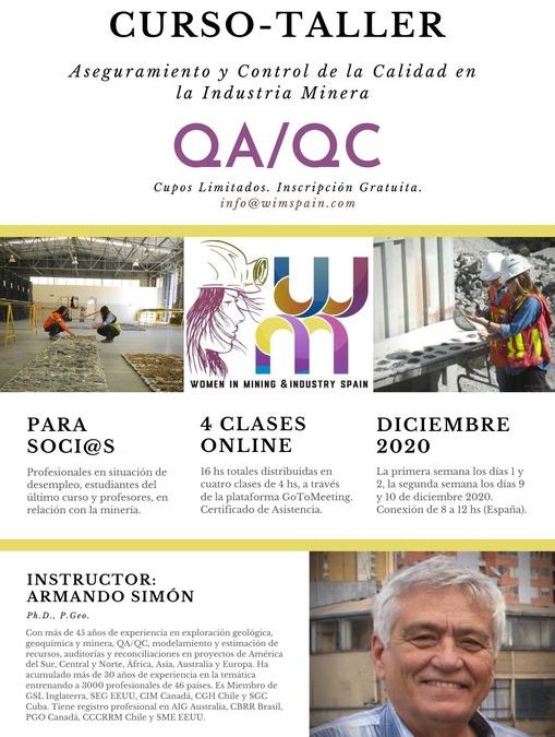 CURSO SOBRE #QAQC para Soci@s de WIM Spain.
